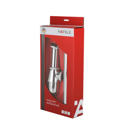 Hafele ท่อน้ำทิ้งแบบกระปุกสแตนเลส รุ่น 495.61.239