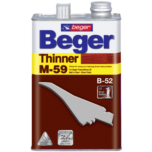 BEGER ทินเนอร์ M-59 สำหรับ B-5000 (น้ำยาผสานรอยต่อ) 1กล.