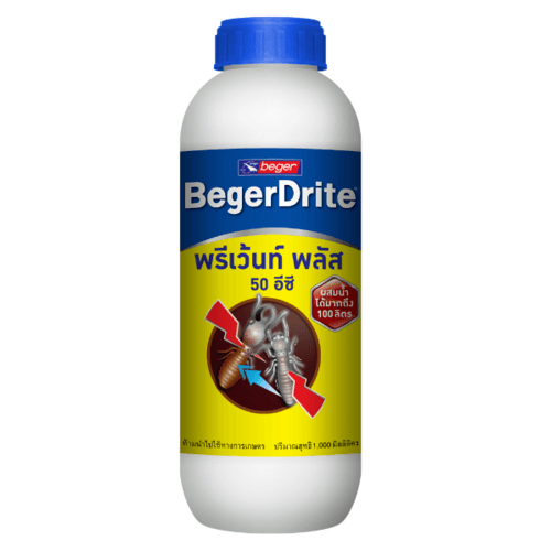 Beger เบเยอร์ไดร้ท์ พรีเว้นท์ พลัส 50 EC ชนิดเทราด 1,000ml. สูตรน้ำมัน