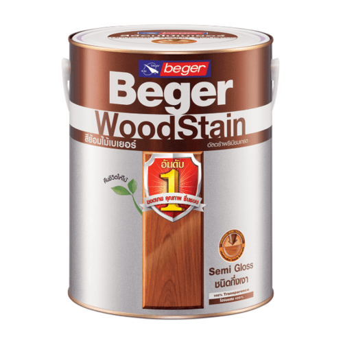Beger สีย้อมไม้ วูดสเตน กึ่งเงา S-2904 1กป. สีไม้ประดู่