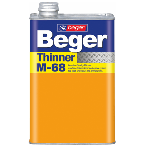 Beger ทินเนอร์ M-68 กป.(สีระบบอีพ็อกซี่และระบบสีอื่นๆที่ใกล้เคียง)