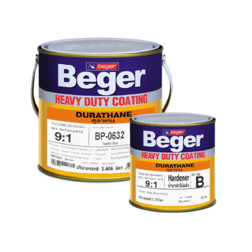 Beger สีทาทับหน้าภายนอก ดูราเทน กล. BP-0000 สีขาว