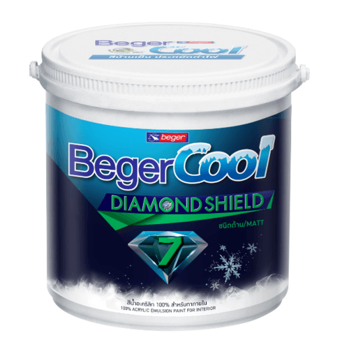 Beger สีทาฝ้าเบเยอร์คูล I-3599 3.5ลิตร สีควันบุหรี่