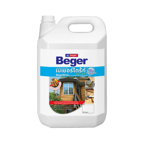 Beger ผลิตภัณฑ์ป้องกันปลวกและเชื้อรา ชนิดทา สูตรน้ำ 1.5ลิตร สีน้ำตาลดำ