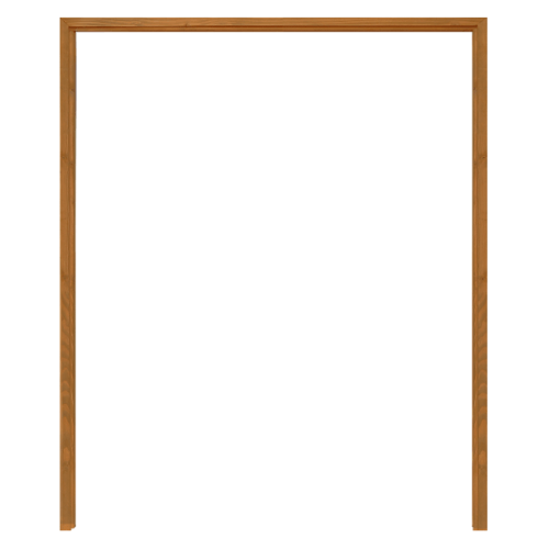 D2D วงกบประตูไม้ดักลาสเฟอร์ ขนาด 180x220cm. Eco FJ COM-2 สีเบรินแอช