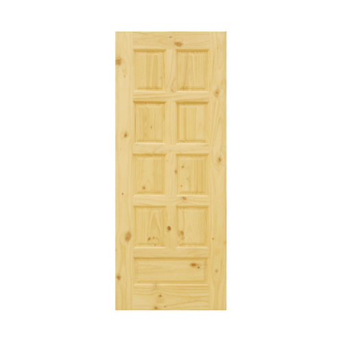 D2D ประตูไม้สนนิวซีแลนด์ 80 x 210 cm. Eco Pine-002