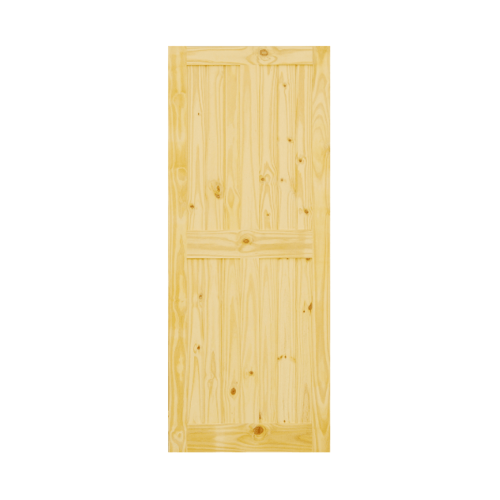 D2D ประตูไม้สนนิวซีแลนด์ ขนาด 100x200cm. Eco Pine-44