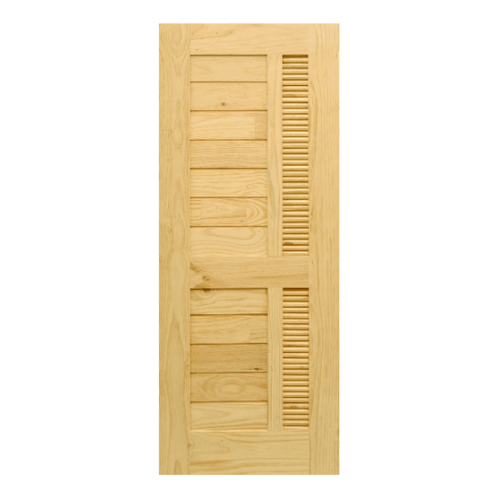 D2D ประตูไม้สนนิวซีแลนด์ขนาด 100x175 cm. Eco Pine-019