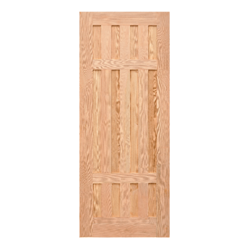 D2D ประตูไม้ดักลาสเฟอร์ ขนาด 80x220 cm. Eco Pine-027