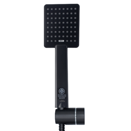 DMG ชุด Rain Shower ครบชุด แบบหัวเหลี่ยม 1 ระดับ  รุ่น SL-L729B   สีดำ