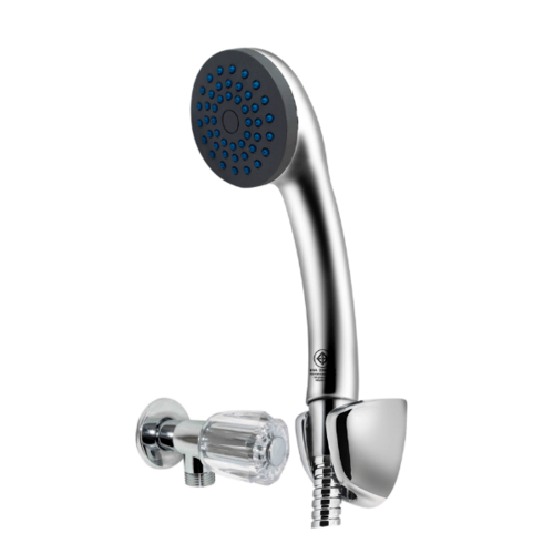 DONMARK ชุดฝักบัวพร้อมวาล์ว+คริสตัล รุ่น CD-01 P21 ขนาด สีโครเมี่ยม