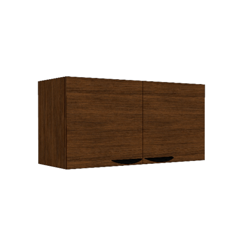 MJ ตู้แขวนคู่ทึบตรง 30x80x40 ซม. GC-W408 - DO สีโอ๊คดำ
