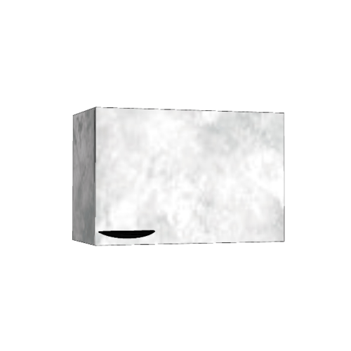 MJ ตู้แขวนเดี่ยว 30x60x40 ซม. GC-W406 - WM สีหินอ่อนขาว