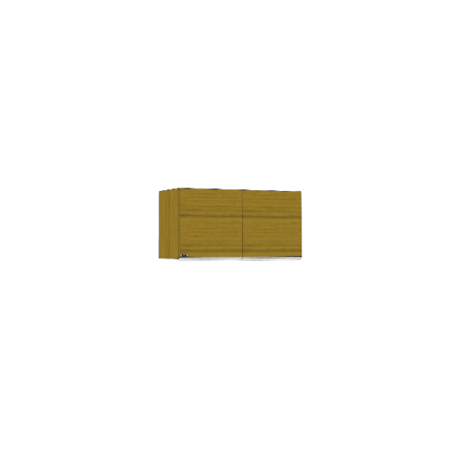 MJ ตู้แขวนคู่บานทึบตรง  34x84x45 ซม. SAV-W408-CA สีคาปูชิโน