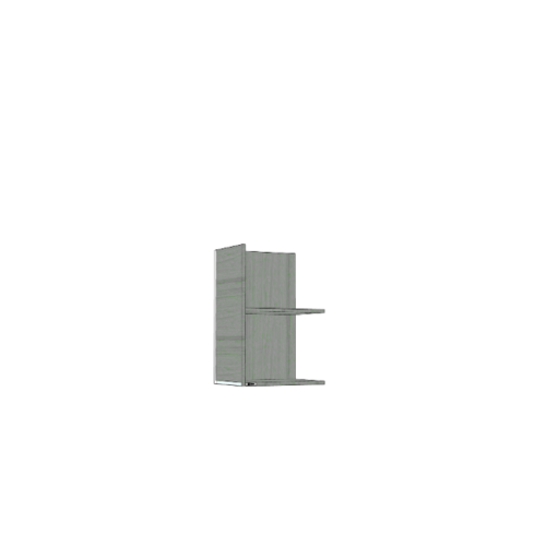MJ ตู้แขวนเสริม 40x0x60 ซม. SAV-WS604-GW สีเทาลายไม้