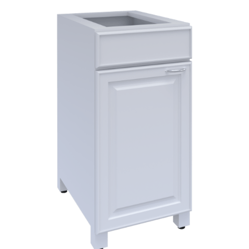MJ ตู้ตั้งพื้นพิเศษ(บากเสา) 58x65x82 ซม. JS-WS865-W สีขาว