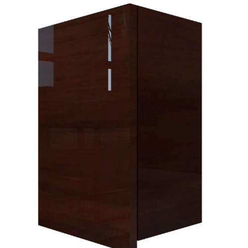 MJ ตู้แขวนเดี่ยวทึบตรง 30x70x60 ซม. HG-W7060-WN สีวอลนัท