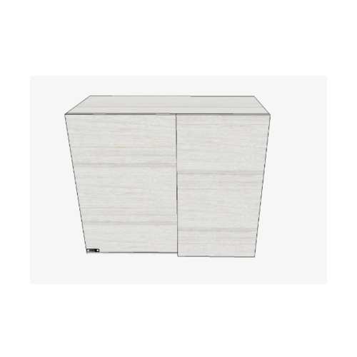 MJ ตู้เข้ามุม SAV-WC6036L-W สีขาว