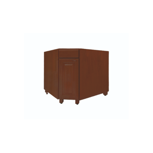 MJ ตู้เข้ามุมหกเหลี่ยม JS-WC8236-O สีโอ๊ค