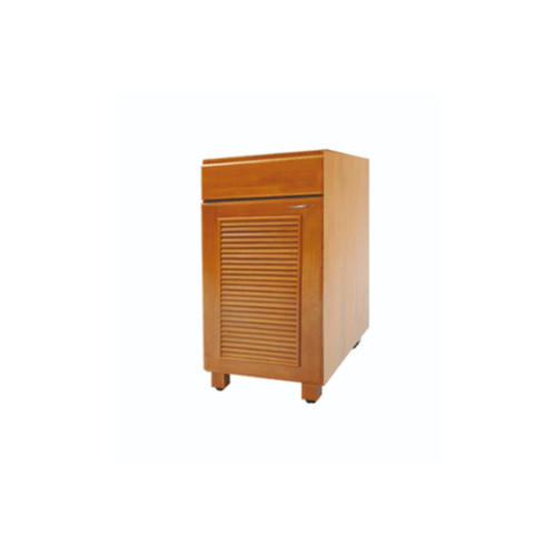 MJ ตู้บานซิงค์เกล็ดเต็ม 40x0x82 ซม. JS-WS824L-CH สีเชอร์รี่