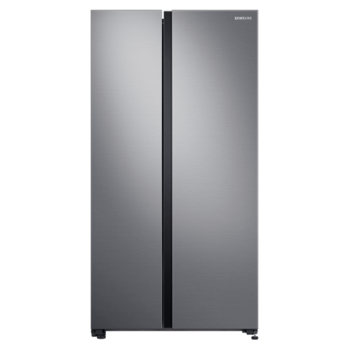 SAMSUNG ตู้เย็น SBS 23.1 คิว RS62R5001M9/ST สีเทาอ่อน