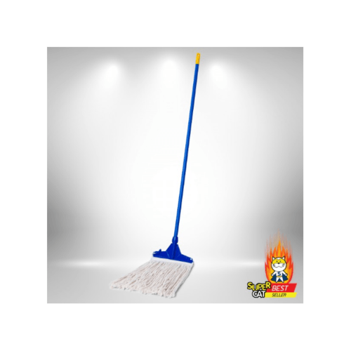 SUPERCAT ม็อบหนีบ หัวคลิปล็อค ขนาด 10 นิ้ว 200 กรัม สีขาว