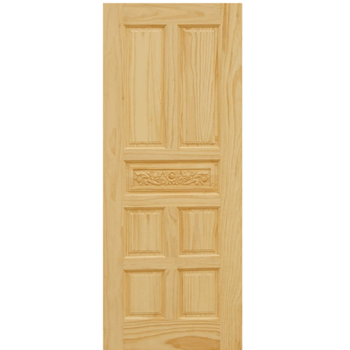 ประตูไม้สนนิวซีแลนด์ Eco Pine-011 90x190 cm.