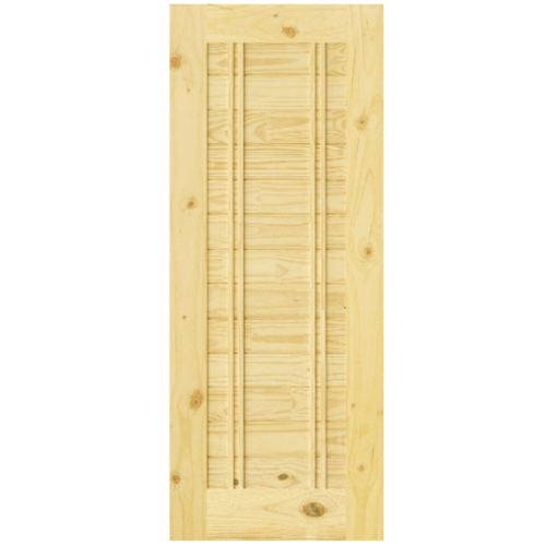 D2D ประตูไม้สนนิวซีแลนด์ ขนาด 80x180 cm. Eco Pine-Ezero6