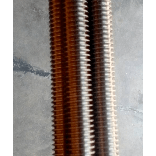 สกรูตัวหนอนชุบขาว 5/16x100cm.