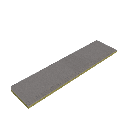 DURA ไม้บันไดลูกนอนลายเสี้ยนเซาะร่องหน้า11 ดูร่าวัน 2.4x27x120ซม. สีซีเมนต์ Duraone Cement Board