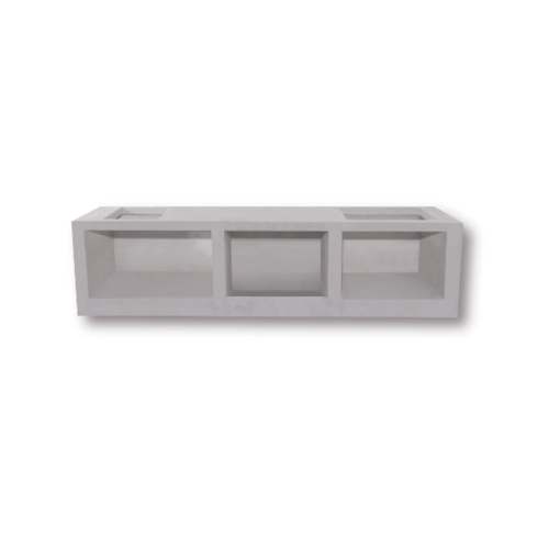 DURA ดูร่าวันเคาท์เตอร์ พื้น 56x112.5x 7.5 cm. - สีขาว