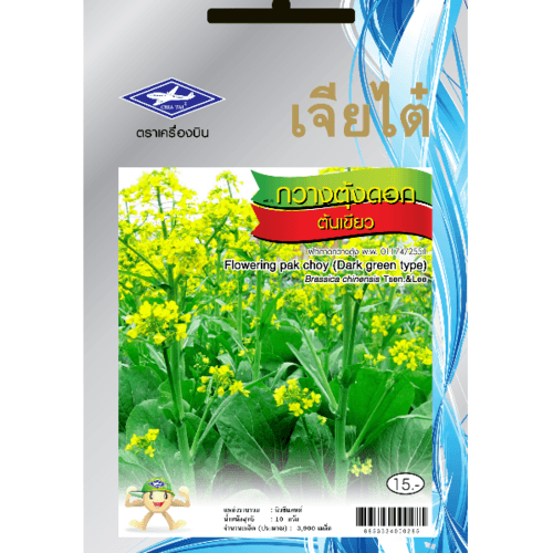 เจียไต๋ กวางตุ้งดอก(ต้นเขียว) - สีเทาอ่อน