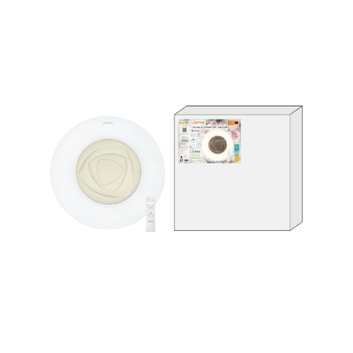 LAMPTAN โคมไฟเพดาน มัลติสมาร์ท LED 2*40W รุ่น ROSE + รีโมท