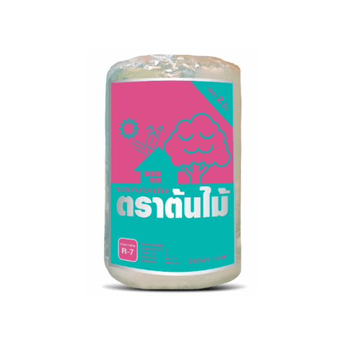 ฉนวนกันความร้อนตราต้นไม้ ความหนา 2 นิ้ว เงิน