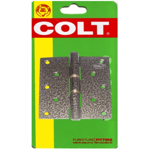 COLT บานพับมีแหวน COLT #343 4นิ้วx3นิ้ว AC ไม่มีจุ๊ก บานพับมีแหวน COLT #343 4นิ้วx3นิ้ว AC ไม่มีจุ๊ก