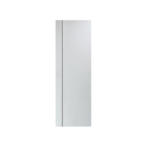 ประตู UPVC MG1 เซาะร่องเทา 70x200 (เจาะ) สีขาว PEOPLE