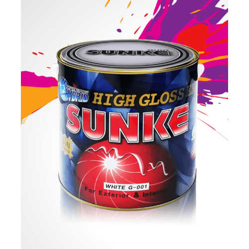 SUNKE สีเคลือบเงา G700 สีดำ