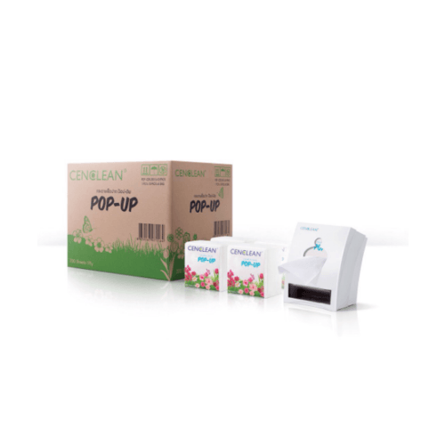 CENCLEAN กระดาษเช็ดปาก POP-UP (200แผ่น 1ชั้นx6ห่อ)