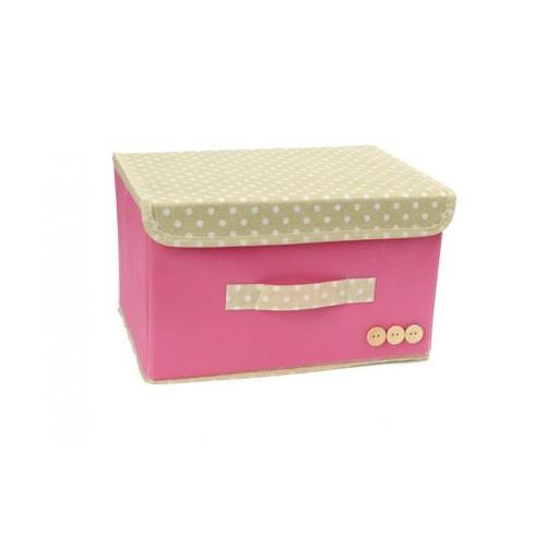 USUPSO กล่องเก็บของ candy color สีครีม