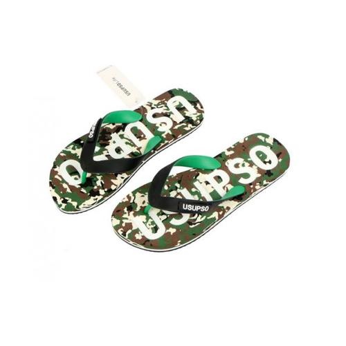 USUPSO รองเท้าแตะผู้ชาย Sports Camo No.41 สีเขียว - สีเขียว