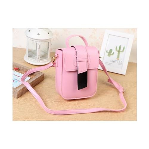 USUPSO กระเป๋าสะพายผู้หญิง - 010 สีครีม - สีชมพู