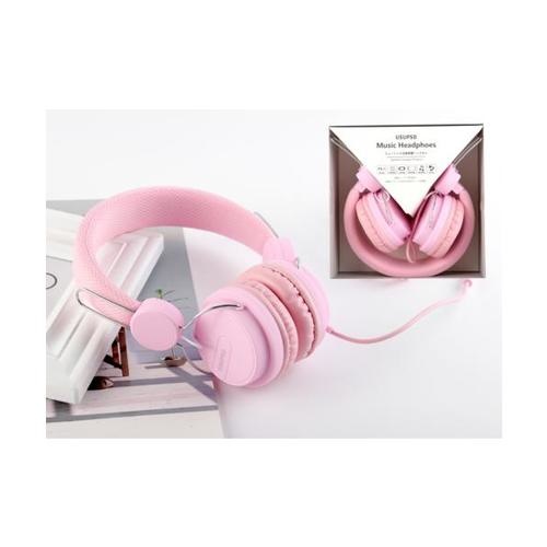 USUPSO หูฟัง HM094 ชมพู - สีชมพู