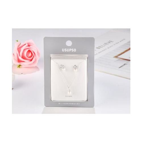 USUPSO สร้อยคอเงิน 925 Crown สีโครเมี่ยม