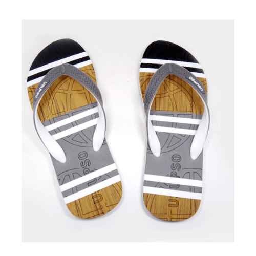 USUPSO รองเท้าแตะชาย Striped เบอร์ 41 สีเทา