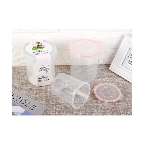 USUPSO ชุดกล่องถนอมอาหารทรงกลม 2 ชิ้น/แพ็ค -