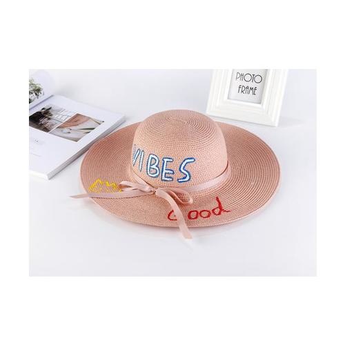 USUPSO หมวกปีก Summer Painted สีชมพู - สีชมพู