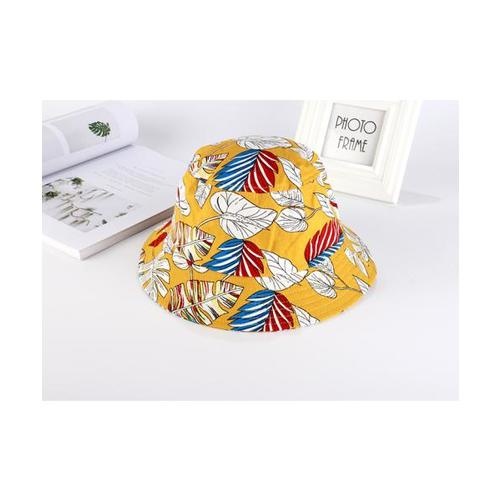 USUPSO หมวก Flower Fisherman สีเหลือง - สีเหลือง