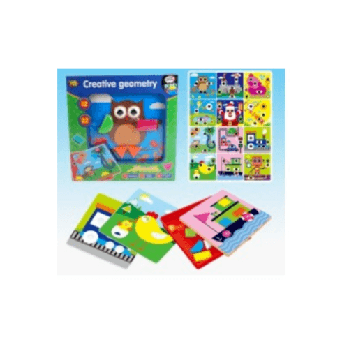 Sanook&Toys ของเล่นเสริมพัฒนาการ Geometric mosaic 808-9