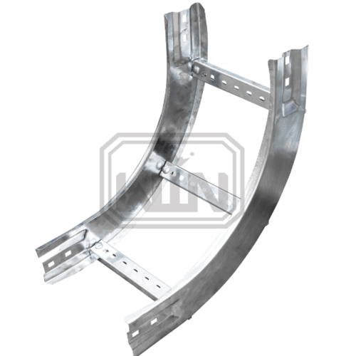 WIN โค้งขึ้นเคเบิ้ลแลดเดอร์ 200x100 mm. ชุบ Hot-Dip Galvanized