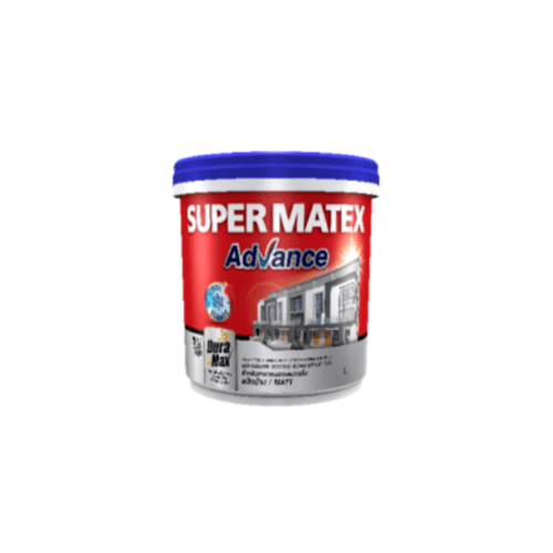 TOA Supermatex ซุปเปอร์เมเทค แอดวานซ์ สีน้ำด้าน ภายนอก เบส 9 ลิตร #000B SUPERMATEX ADVANCE สีขาว